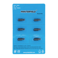 Printerfield 6 Pack Compatible Calculator Printer Ribbon Ink Roller for IR-40 Black