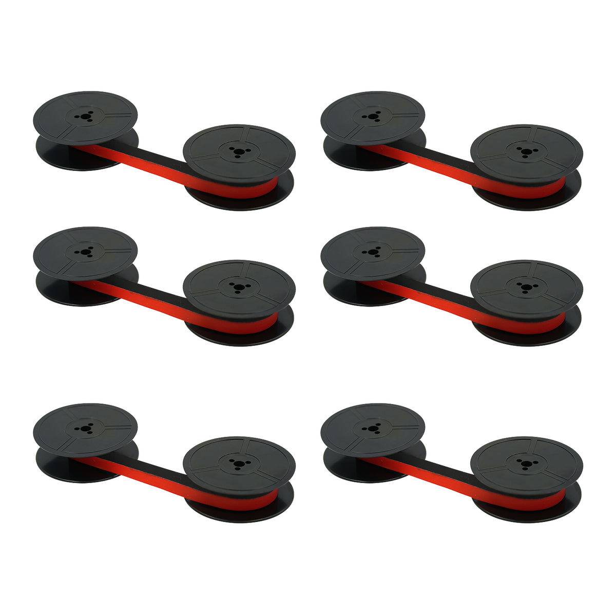 6 Pack Printerfield Compatible Twin Spool Ribbon/Typewriter Ribbon