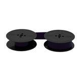 6 Pack Printerfield Compatible Twin Spool Ribbon/Typewriter Ribbon for OKI ML80/G9 for TEC Ma1400 (Eyelet Reverse) for Underwood (Eyelet Reverse) - Purple
