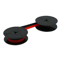 6 Pack Printerfield Compatible Twin Spool Ribbon/Typewriter Ribbon for GR1/OLYMPIA/DIN2130- Black/Red