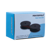 6 Pack Printerfield Compatible Typewriter Ink Spool Ribbon for Olivetti GR.4/GR.8 for OLIVETTI Typewriter for Calculator Olivetti GR4 - Black&Red